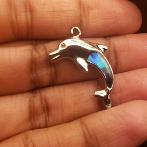 Dolphin necklace charm
